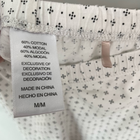 Eileen West Short Sleeve Pajama Pants Modal Set Women’s Size Medium Gray Lace 13 - Picture 3 of 12